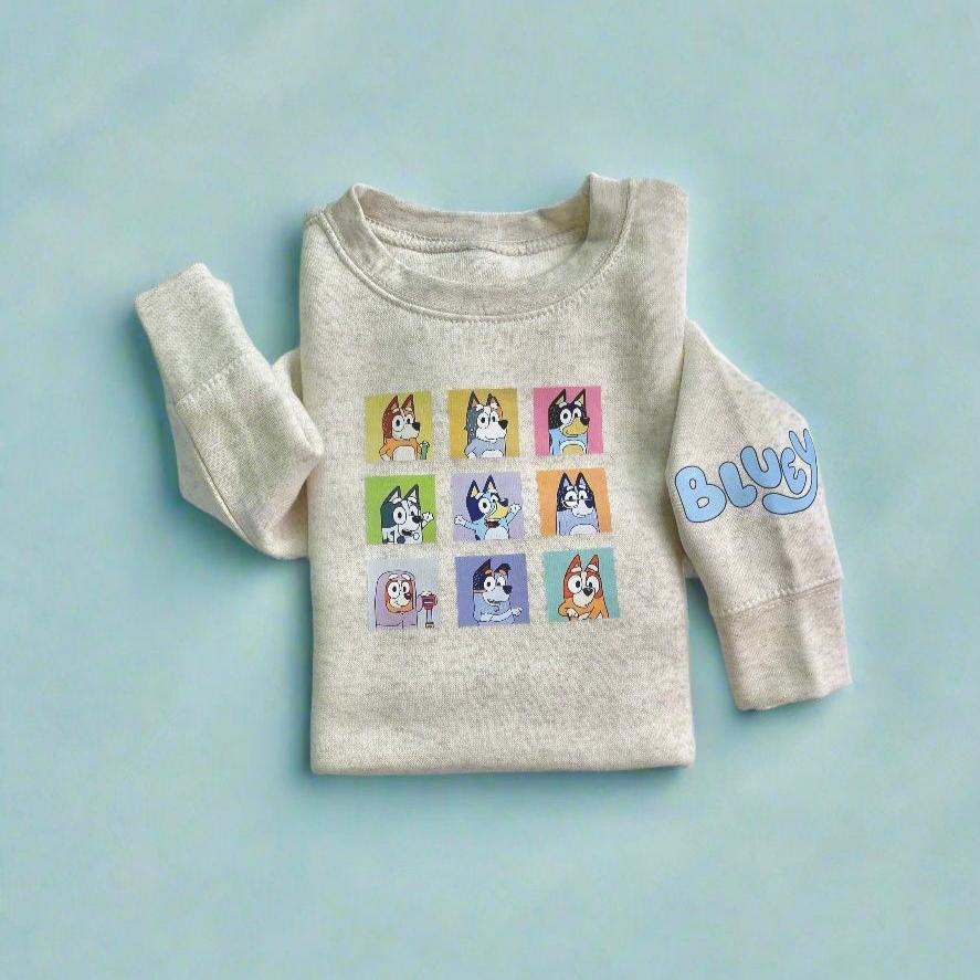 Bluey Crew Sweater (4t-6)