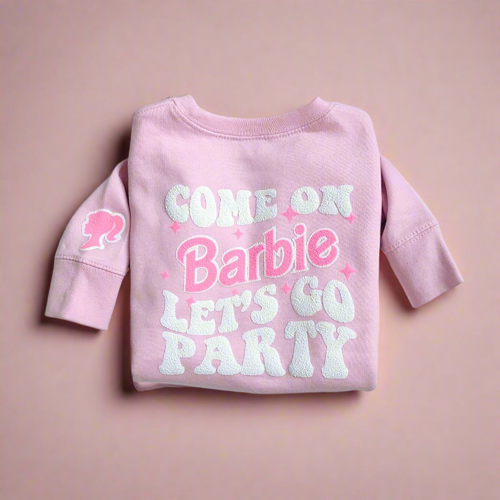 Barbie Crew Sweater (3t-7)