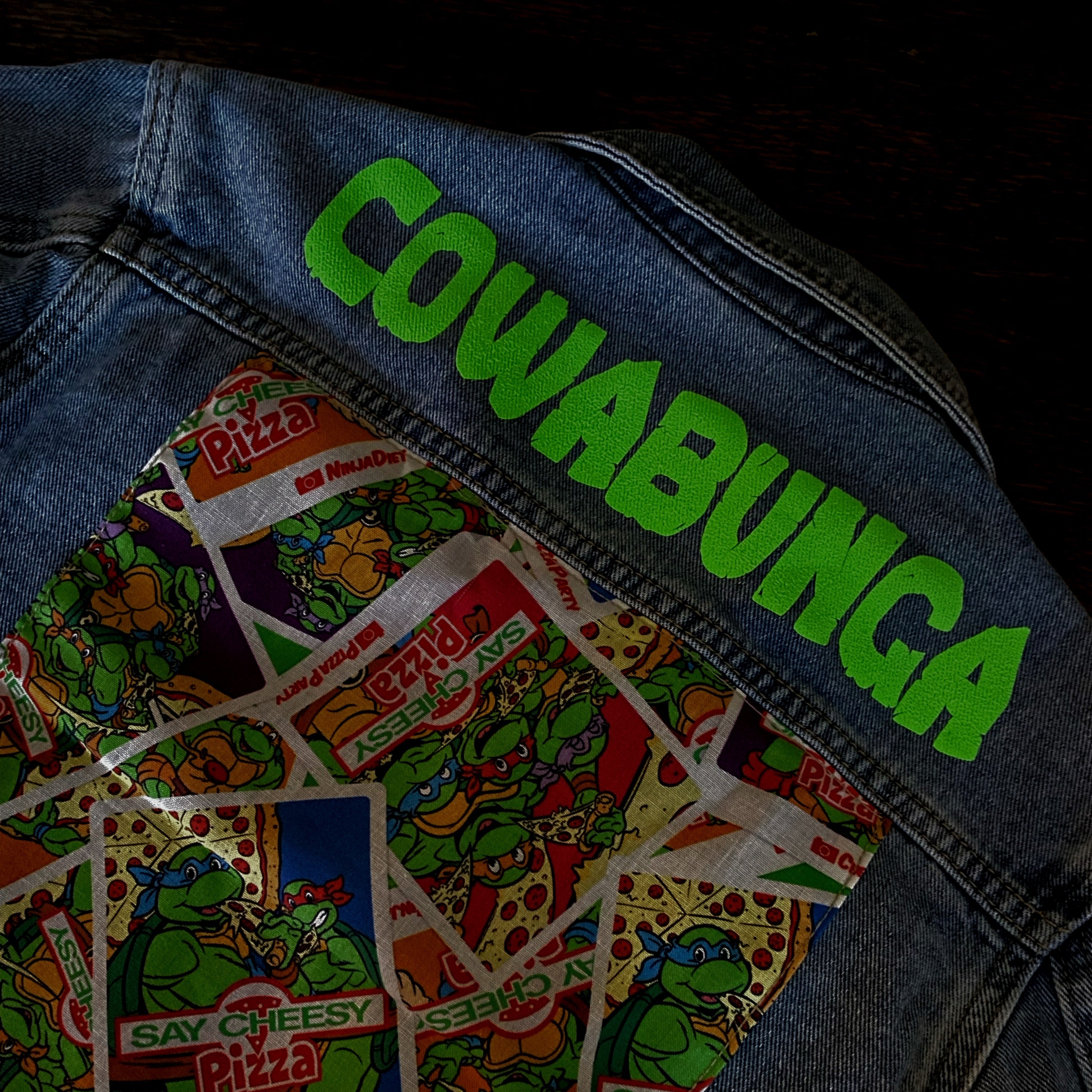 Teenage mutant Ninja turtle authentic denim jacket